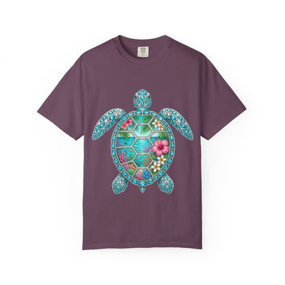 Sea Turtle Floral T-Shirt — Tropical Hawaiian