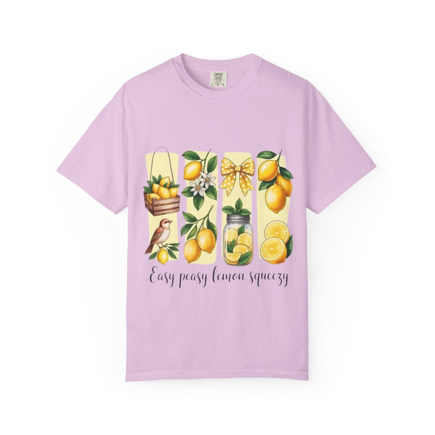 Lemon Garden T-Shirt — "Easy Peasy Lemon Squeezy" Summer Citrus Tee