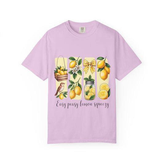 Lemon Garden T-Shirt — "Easy Peasy Lemon Squeezy" Summer Citrus Tee
