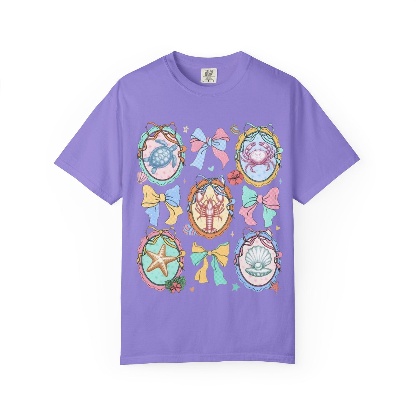 Seashell & Ribbon Graphic T-Shirt
