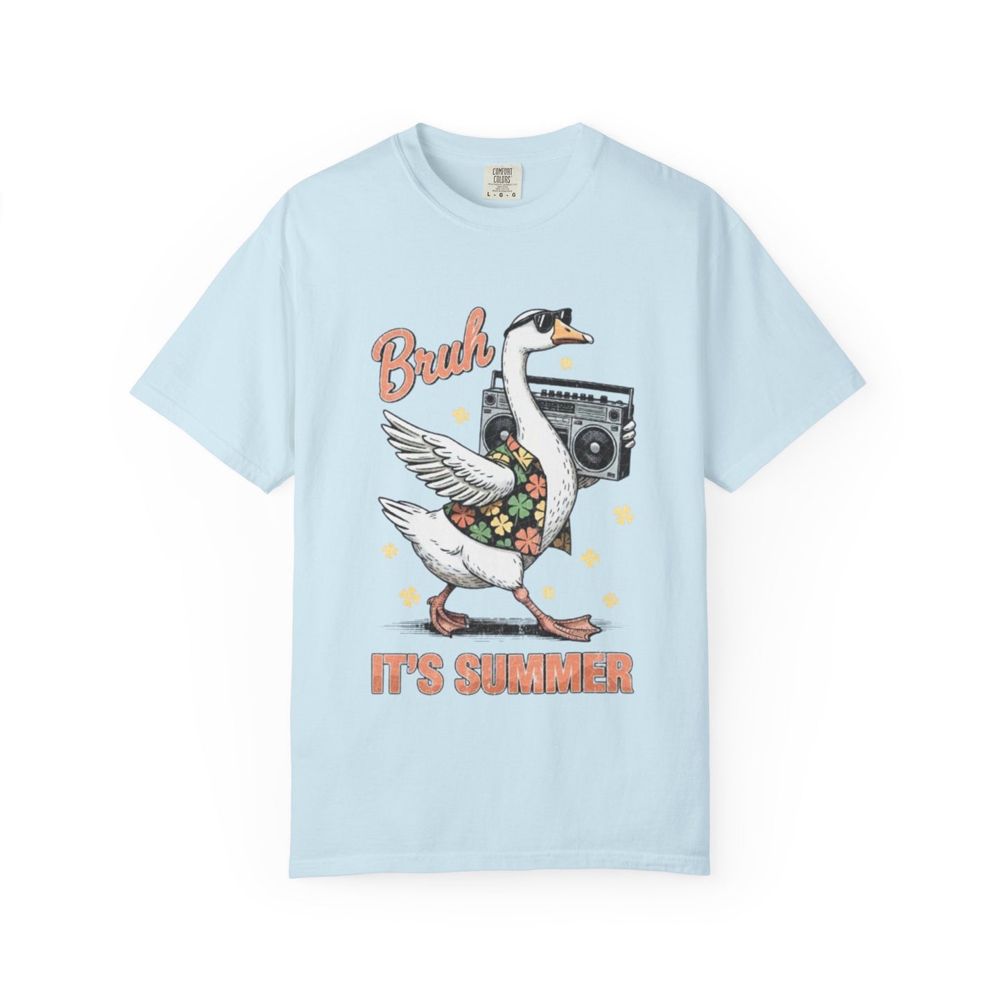 Goose Graphic Tee — "Bruh It’s Summer"