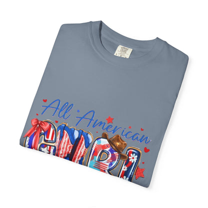 All American Girl T-Shirt – Patriotic 4th of July Graphic Tee