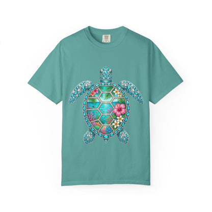 Sea Turtle Floral T-Shirt — Tropical Hawaiian