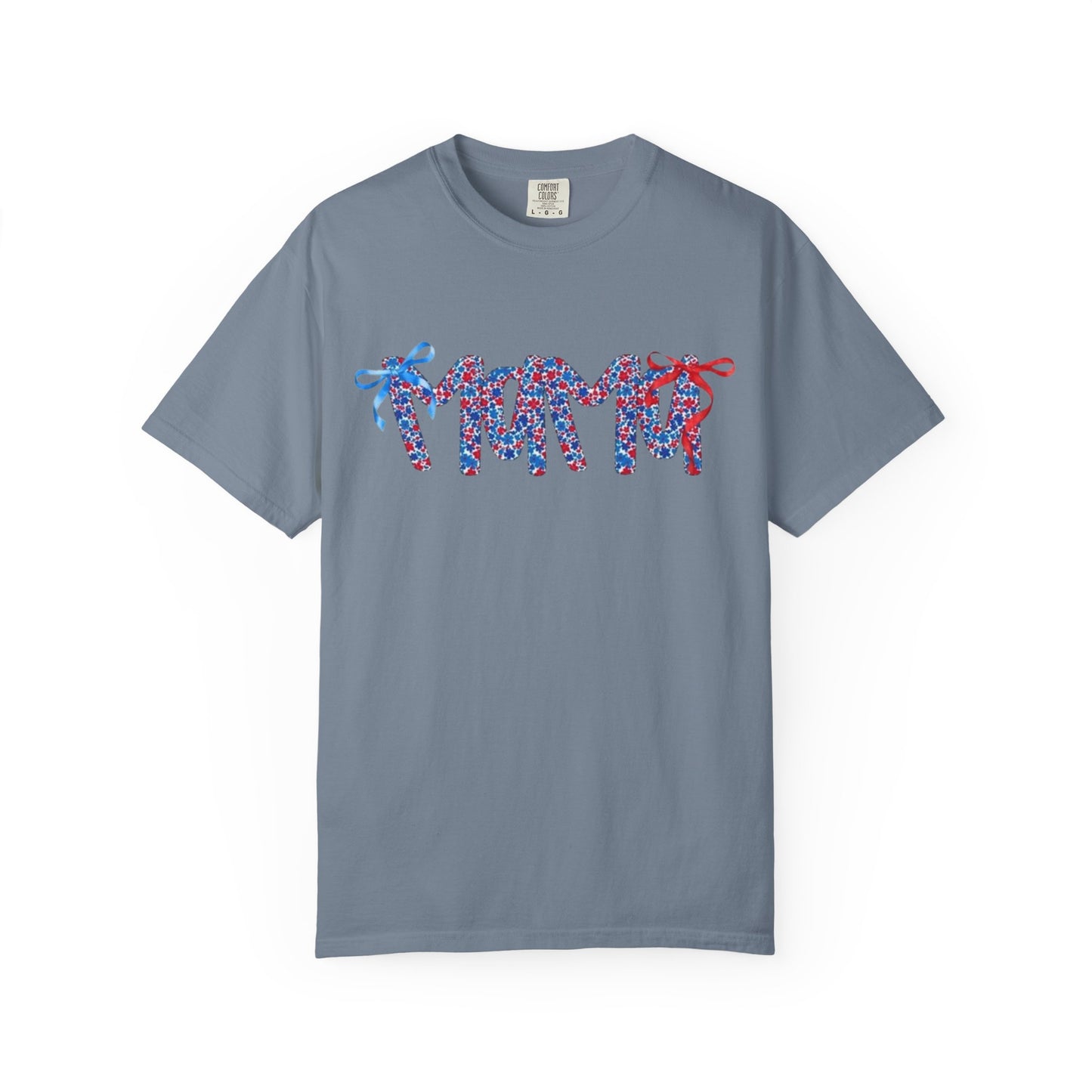 Patriotic Flip-Flop Graphic T-Shirt — Red, White & Blue Summer Tee