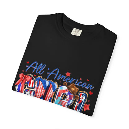All American Girl T-Shirt – Patriotic 4th of July Graphic Tee