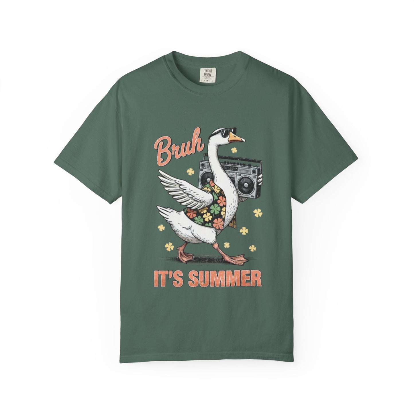 Goose Graphic Tee — "Bruh It’s Summer"