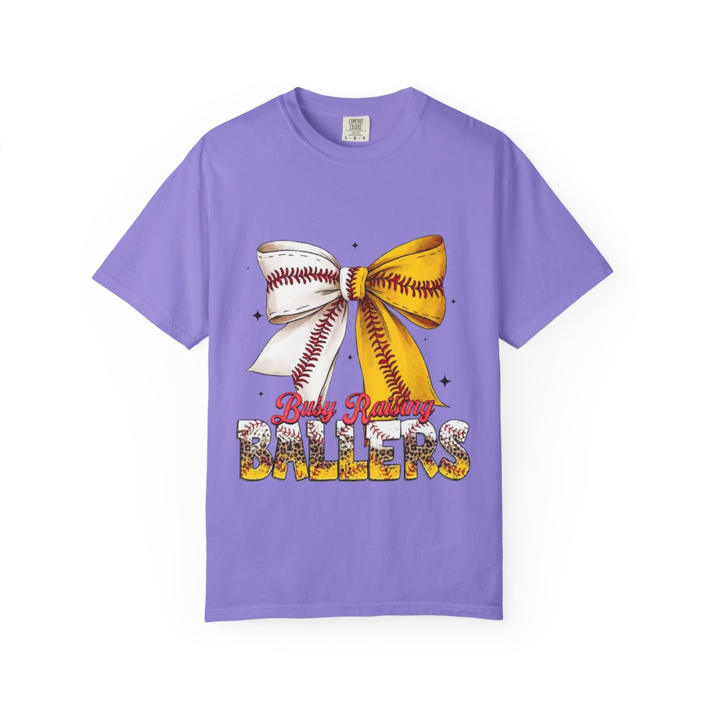 Softball Bow 'Baby Roaring Ballers' Graphic Tee