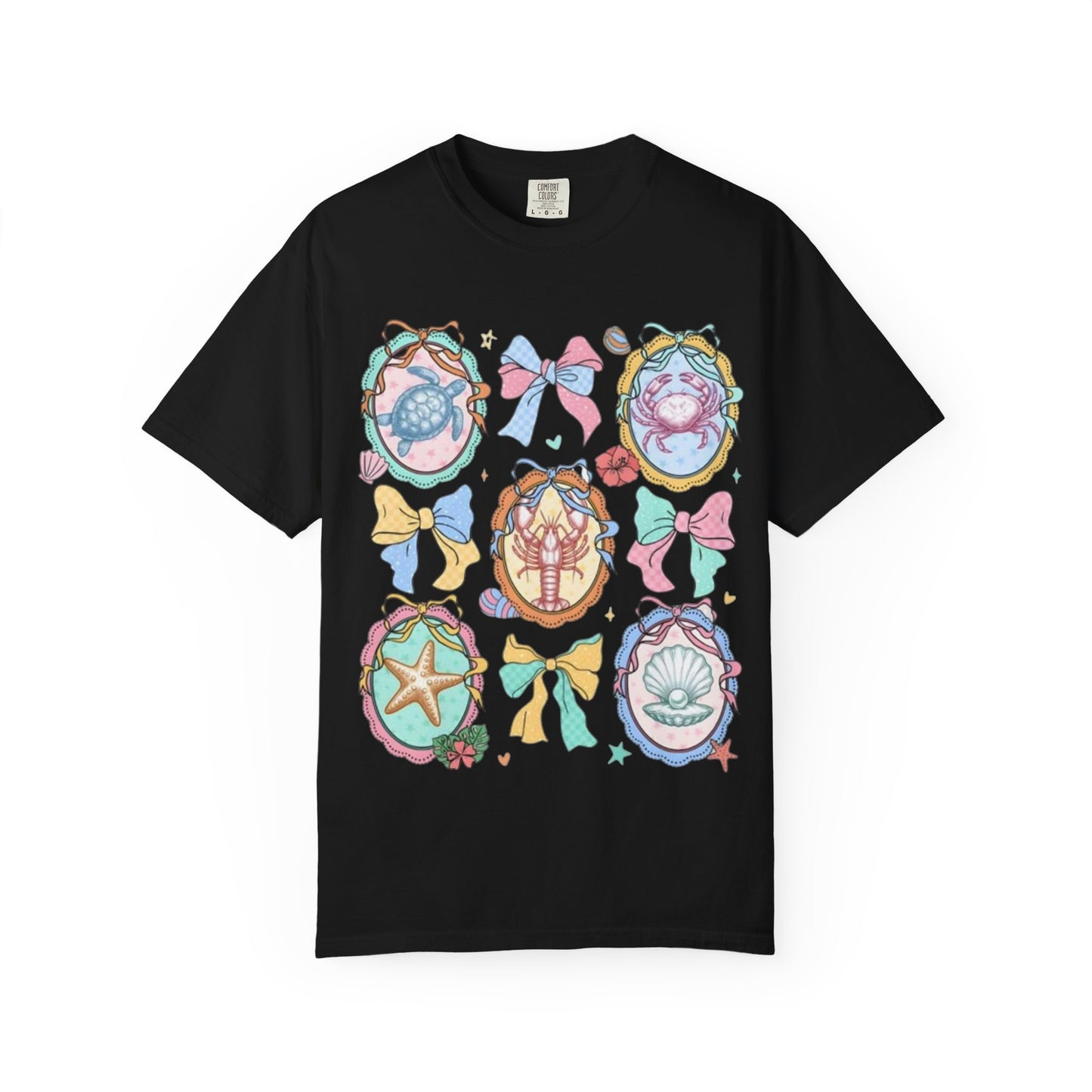 Seashell & Ribbon Graphic T-Shirt