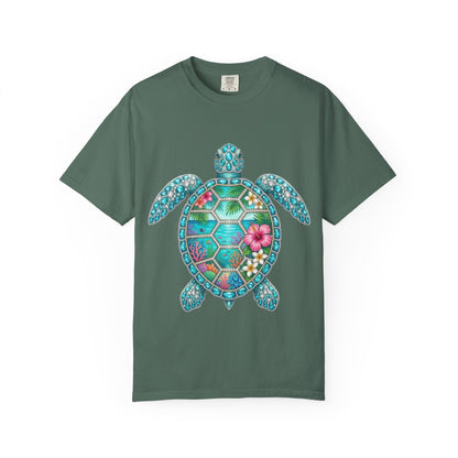 Sea Turtle Floral T-Shirt — Tropical Hawaiian