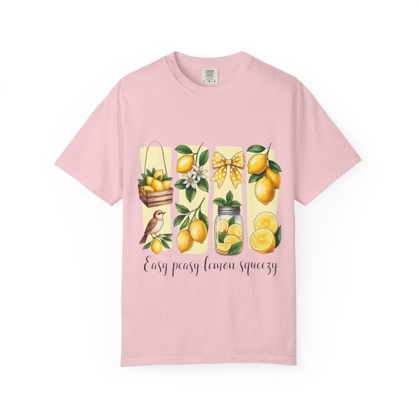 Lemon Garden T-Shirt — "Easy Peasy Lemon Squeezy" Summer Citrus Tee