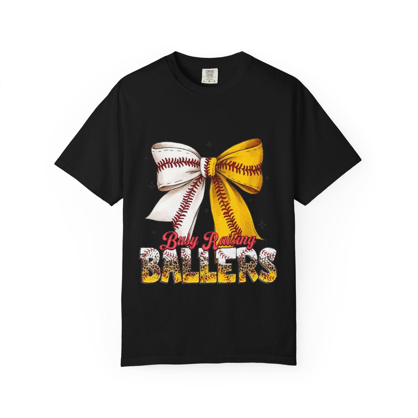 Softball Bow 'Baby Roaring Ballers' Graphic Tee