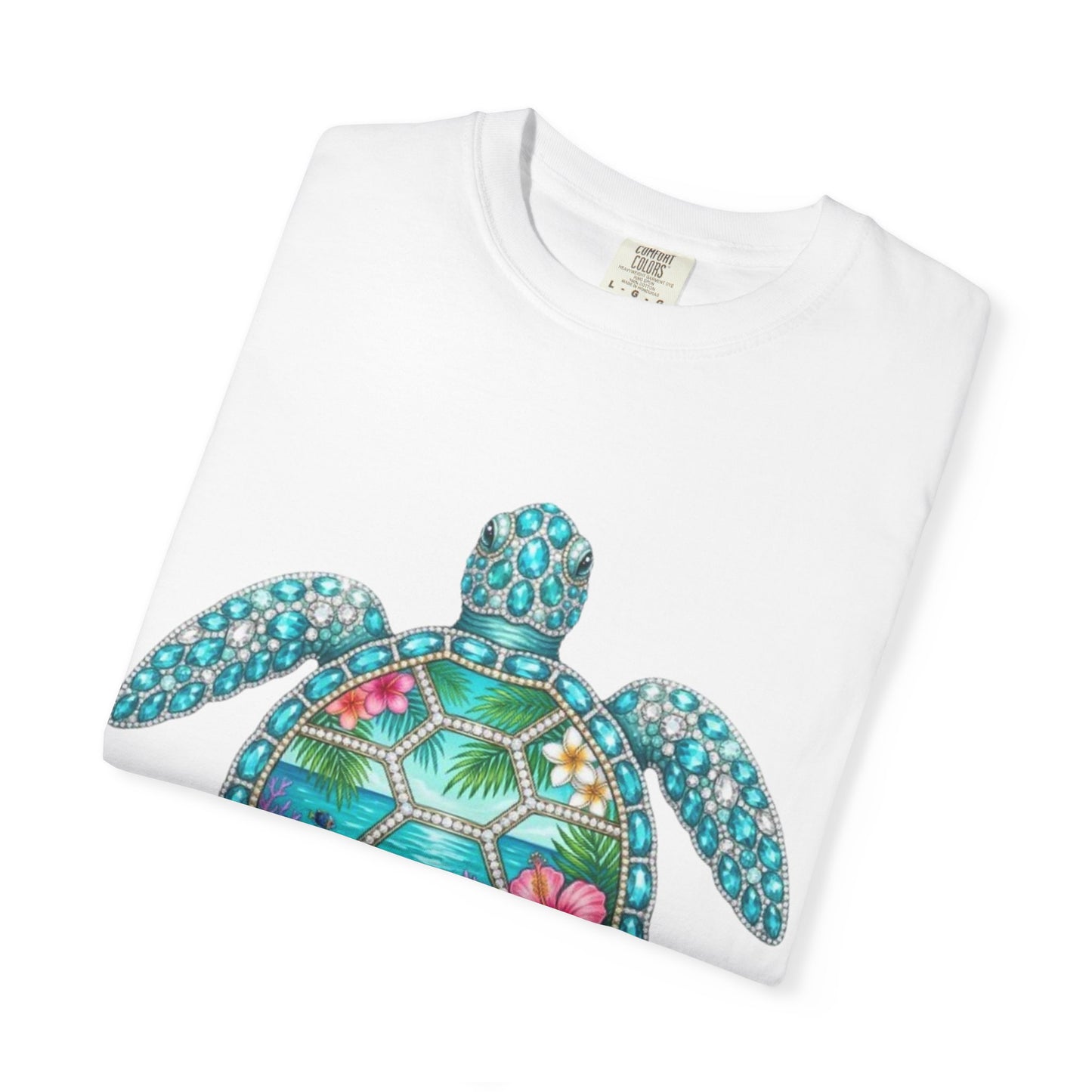Sea Turtle Floral T-Shirt — Tropical Hawaiian