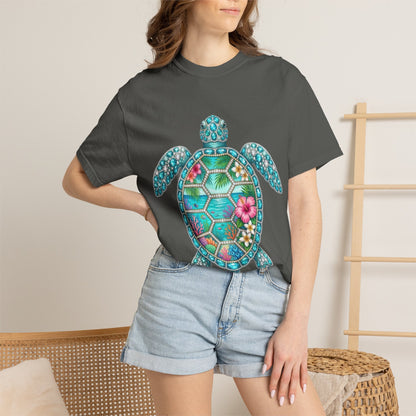 Sea Turtle Floral T-Shirt — Tropical Hawaiian