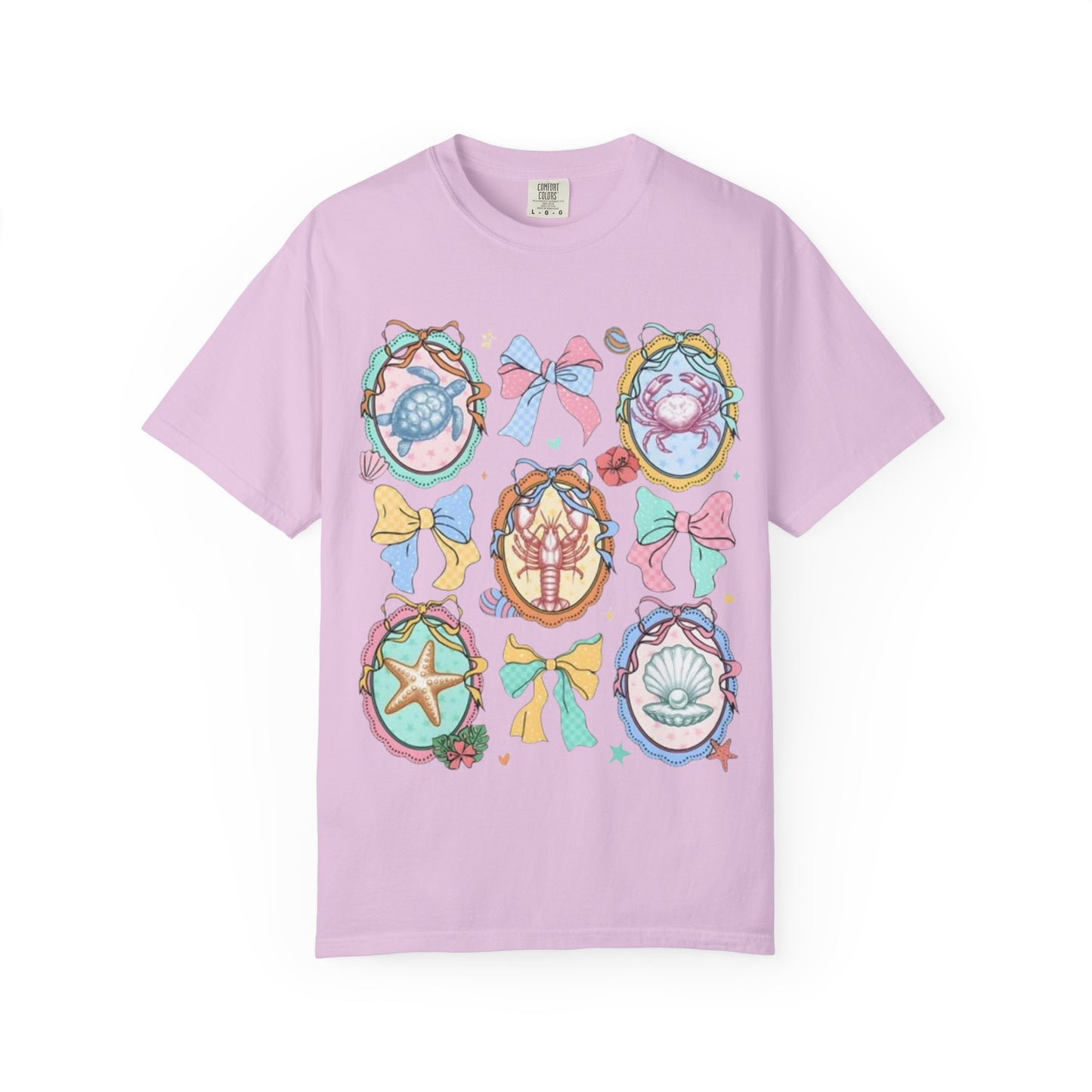Seashell & Ribbon Graphic T-Shirt