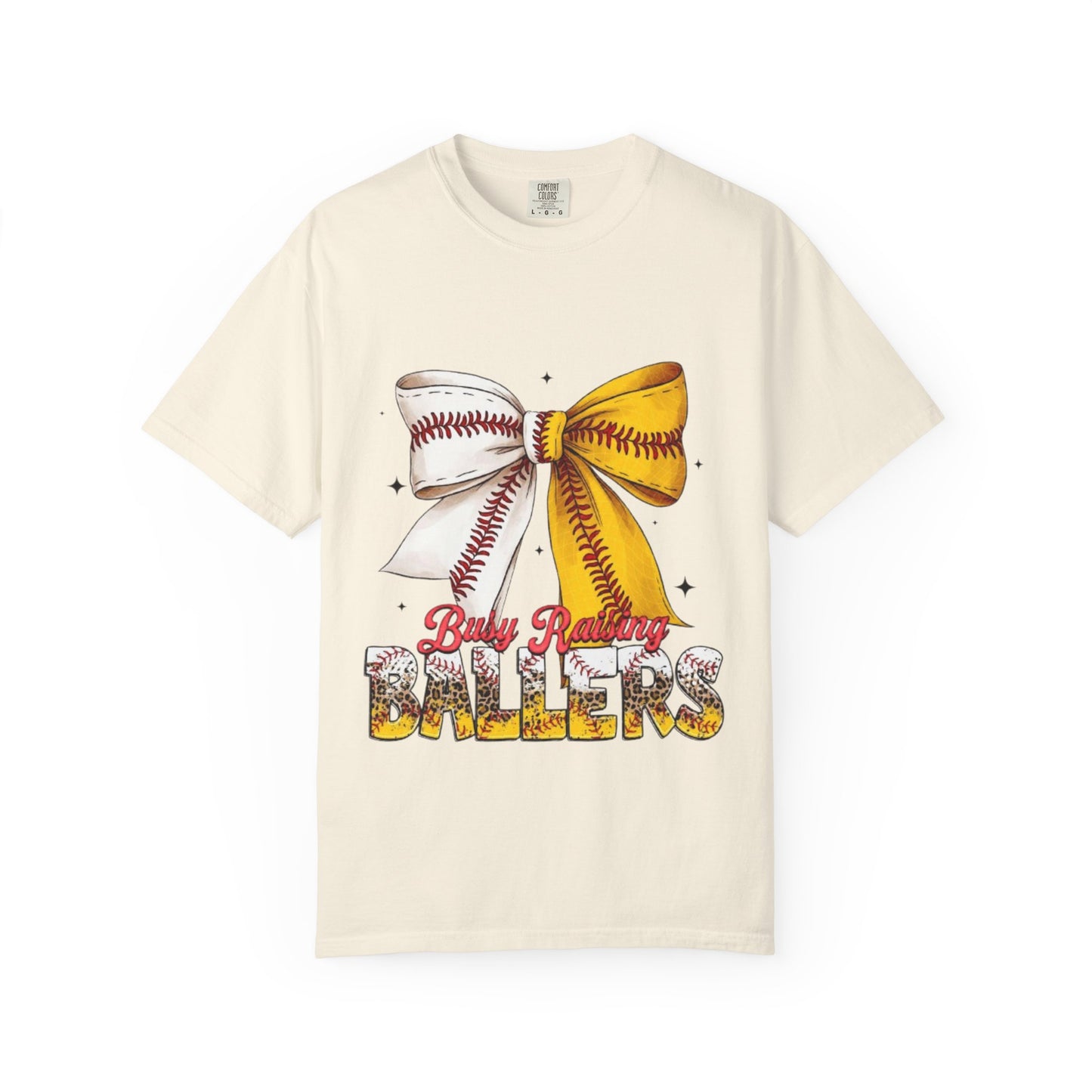 Softball Bow 'Baby Roaring Ballers' Graphic Tee
