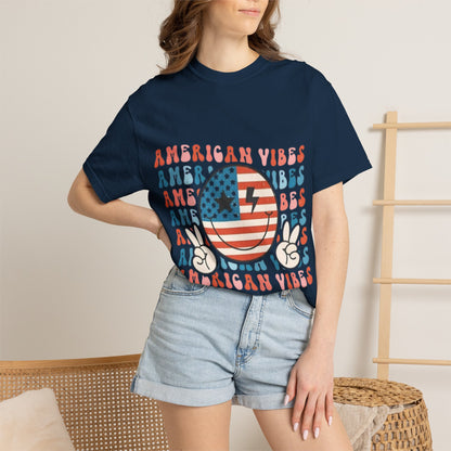 American Vibes Retro Flag T-Shirt