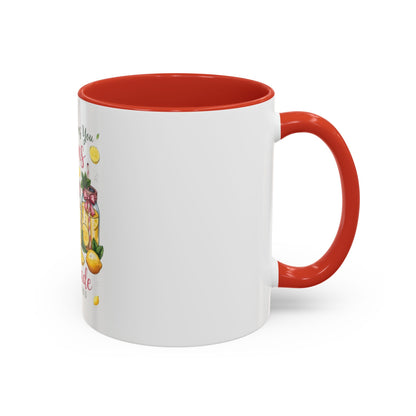 When Life Gives You Lemons Lemonade Accent Coffee Mug – Fresh Squeezed Citrus Gift