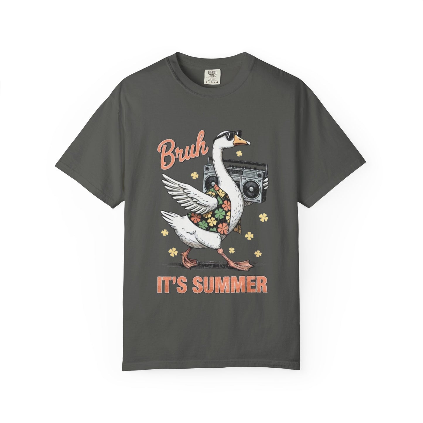 Goose Graphic Tee — "Bruh It’s Summer"