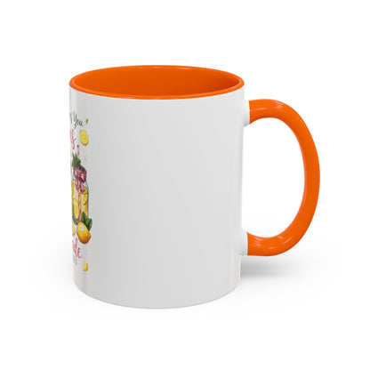 When Life Gives You Lemons Lemonade Accent Coffee Mug – Fresh Squeezed Citrus Gift