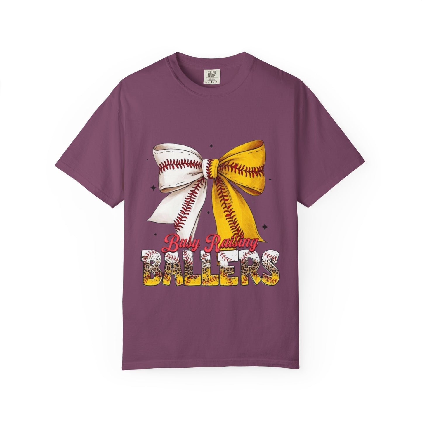 Softball Bow 'Baby Roaring Ballers' Graphic Tee