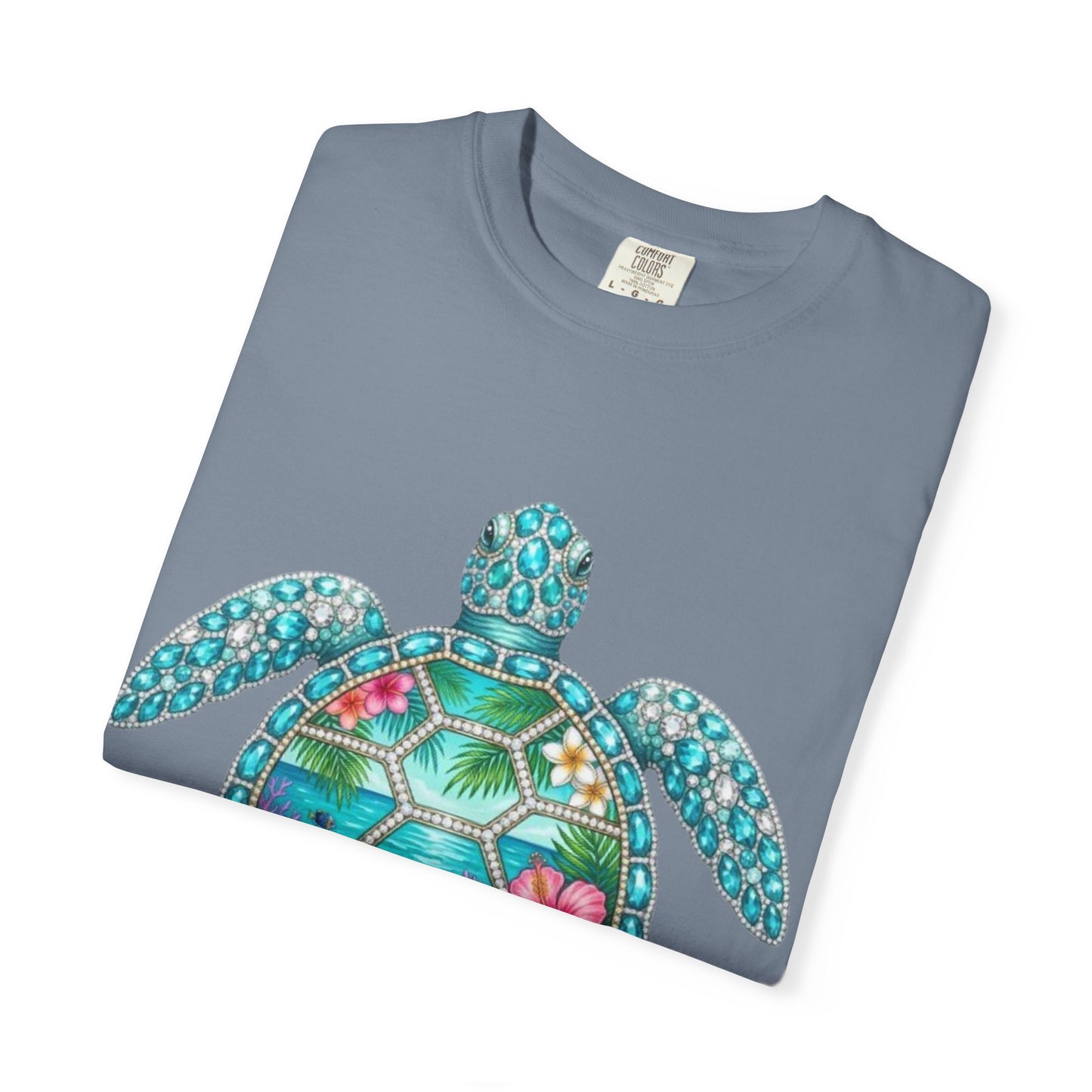 Sea Turtle Floral T-Shirt — Tropical Hawaiian
