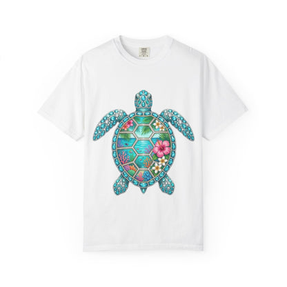 Sea Turtle Floral T-Shirt — Tropical Hawaiian