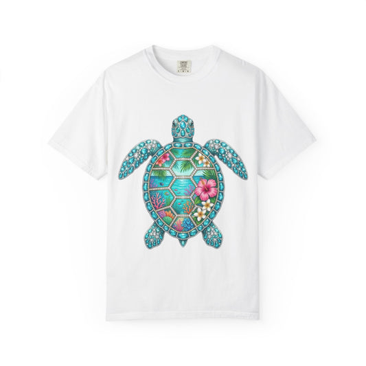 Sea Turtle Floral T-Shirt — Tropical Hawaiian