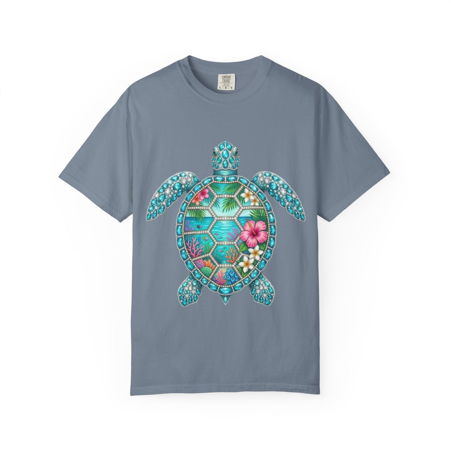 Sea Turtle Floral T-Shirt — Tropical Hawaiian