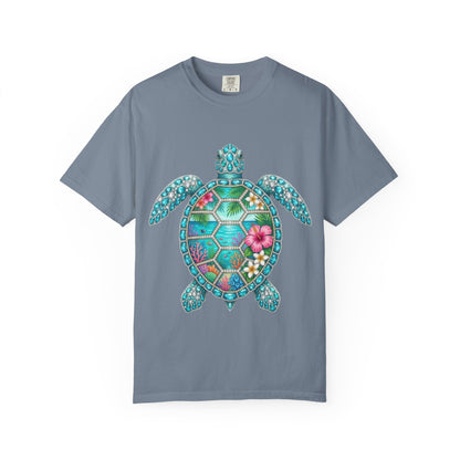 Sea Turtle Floral T-Shirt — Tropical Hawaiian