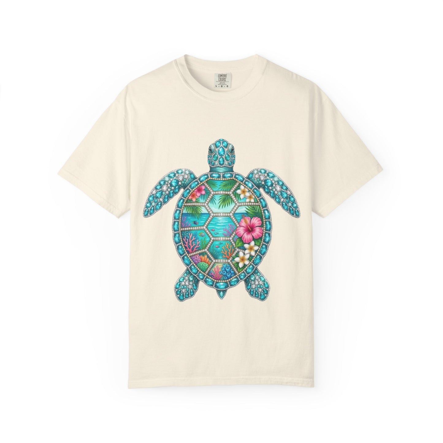 Sea Turtle Floral T-Shirt — Tropical Hawaiian