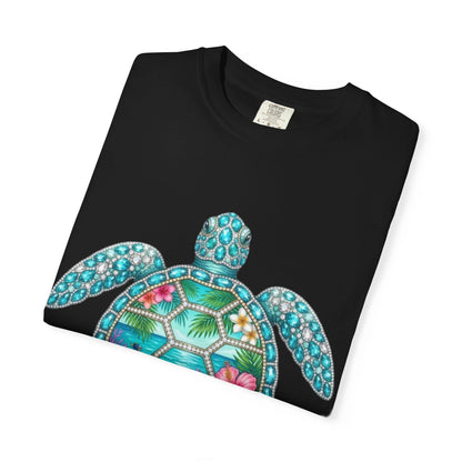 Sea Turtle Floral T-Shirt — Tropical Hawaiian