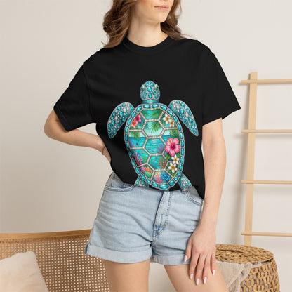 Sea Turtle Floral T-Shirt — Tropical Hawaiian