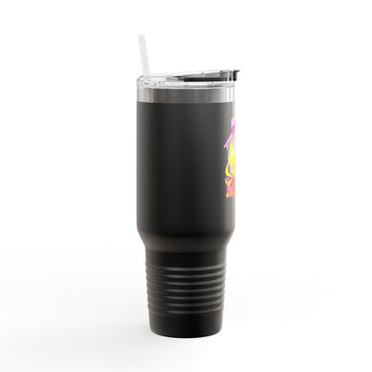 40oz Insulated Travel Mug — Summer Mama Lemonade Design