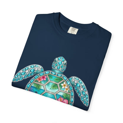 Sea Turtle Floral T-Shirt — Tropical Hawaiian