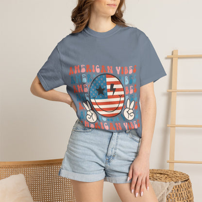 American Vibes Retro Flag T-Shirt