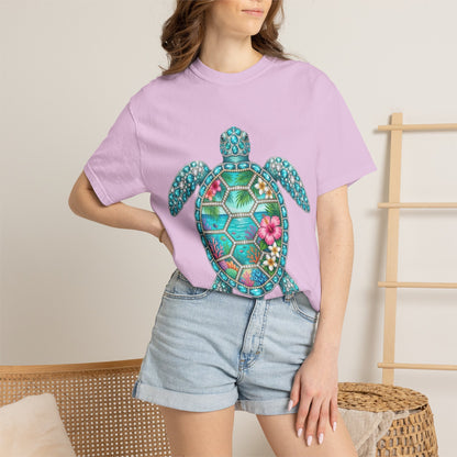 Sea Turtle Floral T-Shirt — Tropical Hawaiian