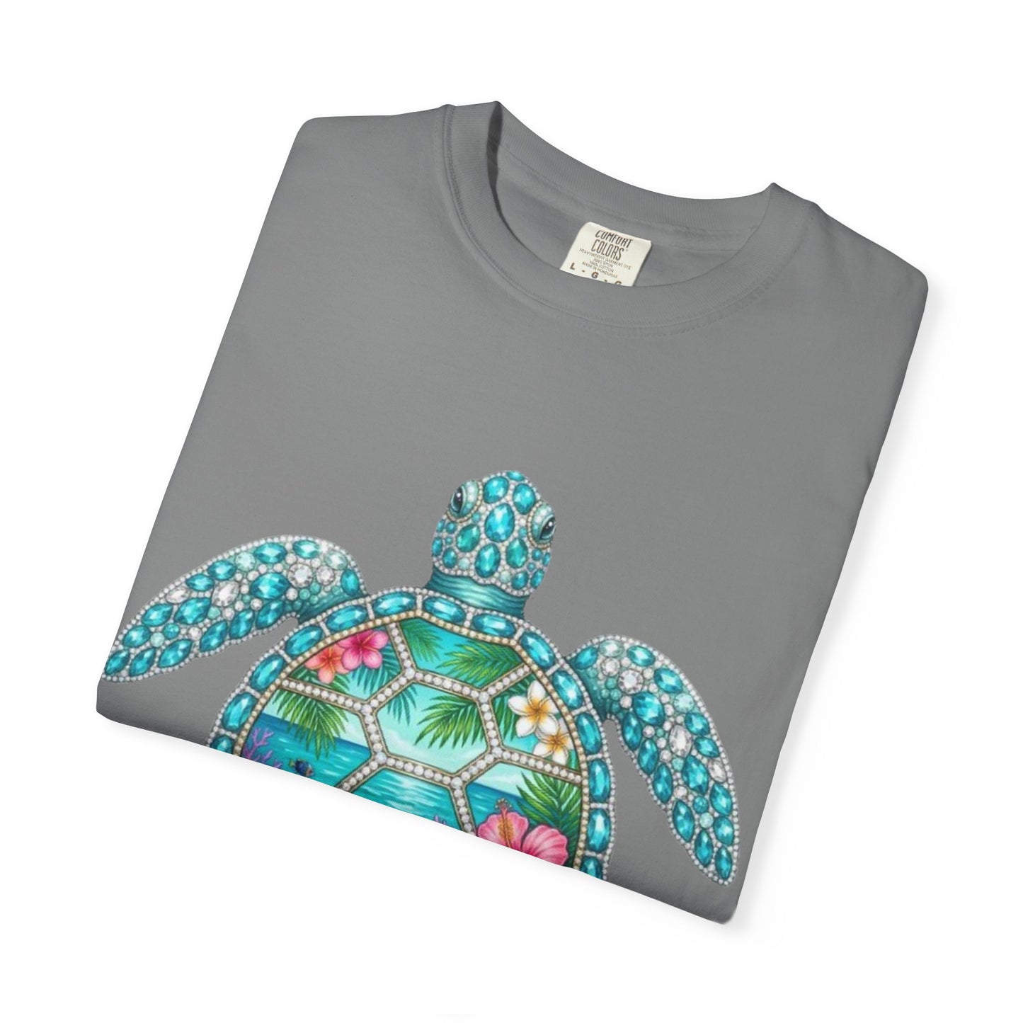 Sea Turtle Floral T-Shirt — Tropical Hawaiian