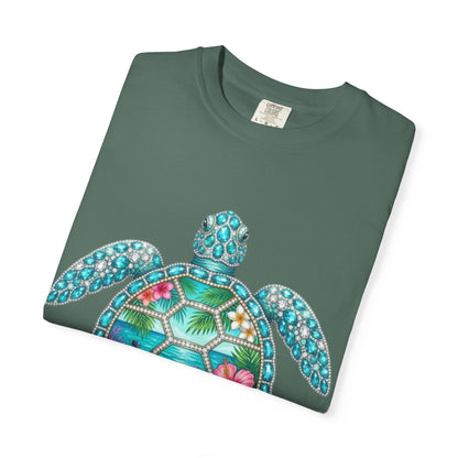 Sea Turtle Floral T-Shirt — Tropical Hawaiian