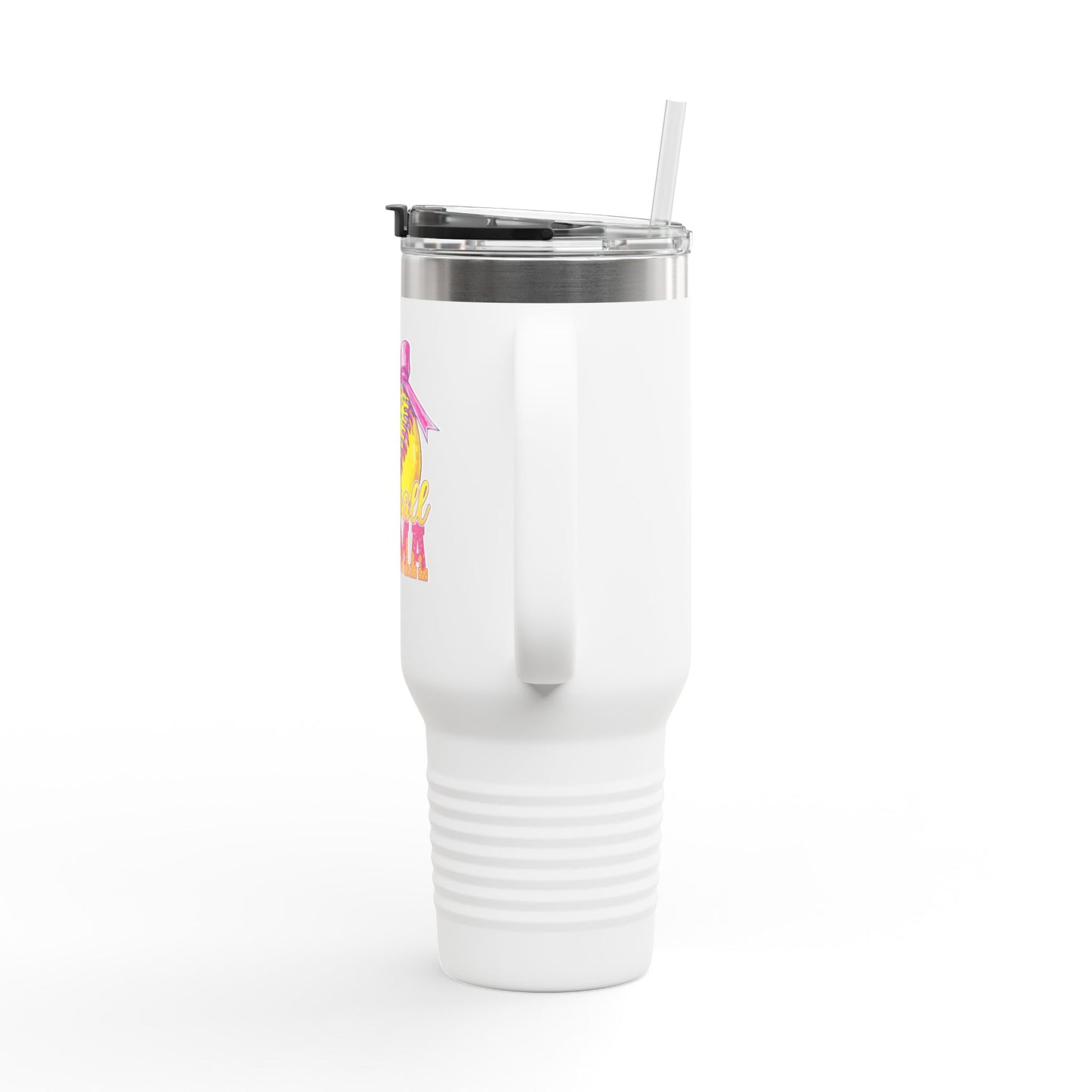 40oz Insulated Travel Mug — Summer Mama Lemonade Design