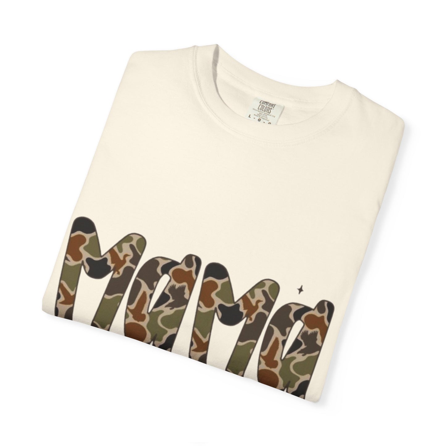 Mama Camo Bow T-Shirt — Military Print Mom Tee for Mother's Day & Everyday