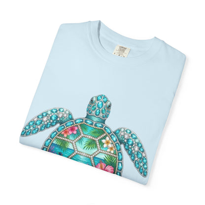 Sea Turtle Floral T-Shirt — Tropical Hawaiian