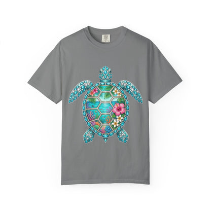 Sea Turtle Floral T-Shirt — Tropical Hawaiian