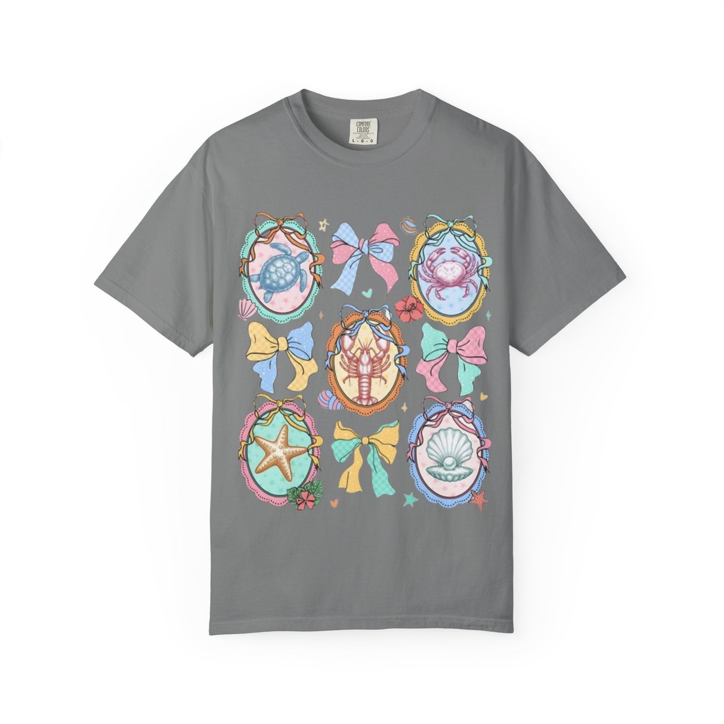 Seashell & Ribbon Graphic T-Shirt